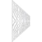 Ekena Millwork Set of Four Panels for 94 1/2"W x 24 1/4"H Edinburg Fretwork Wainscot Wall Paneling WPKP12X01X47EBP - alternate 5